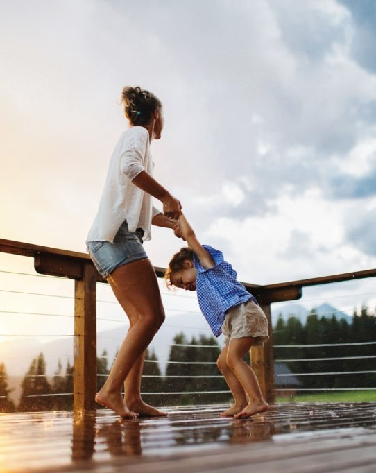 Terassi luo kokonaisuuden 